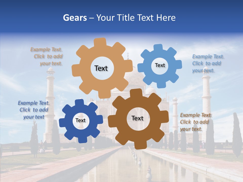 Landscape Symbol Beautiful PowerPoint Template