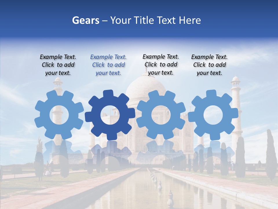 Landscape Symbol Beautiful PowerPoint Template