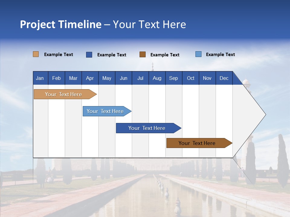 Landscape Symbol Beautiful PowerPoint Template