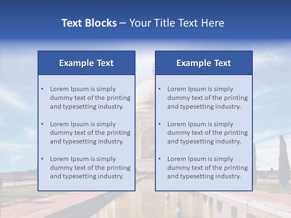Landscape Symbol Beautiful PowerPoint Template