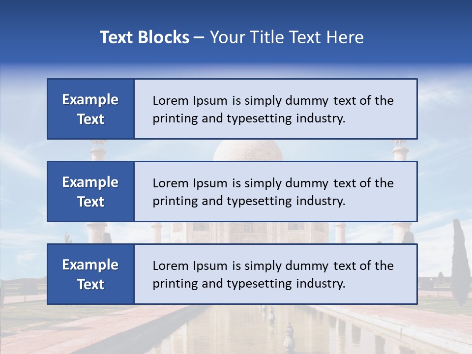 Landscape Symbol Beautiful PowerPoint Template