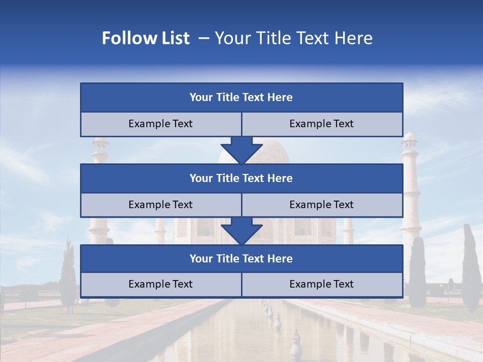 Landscape Symbol Beautiful PowerPoint Template