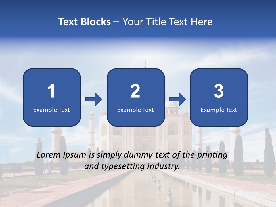 Landscape Symbol Beautiful PowerPoint Template