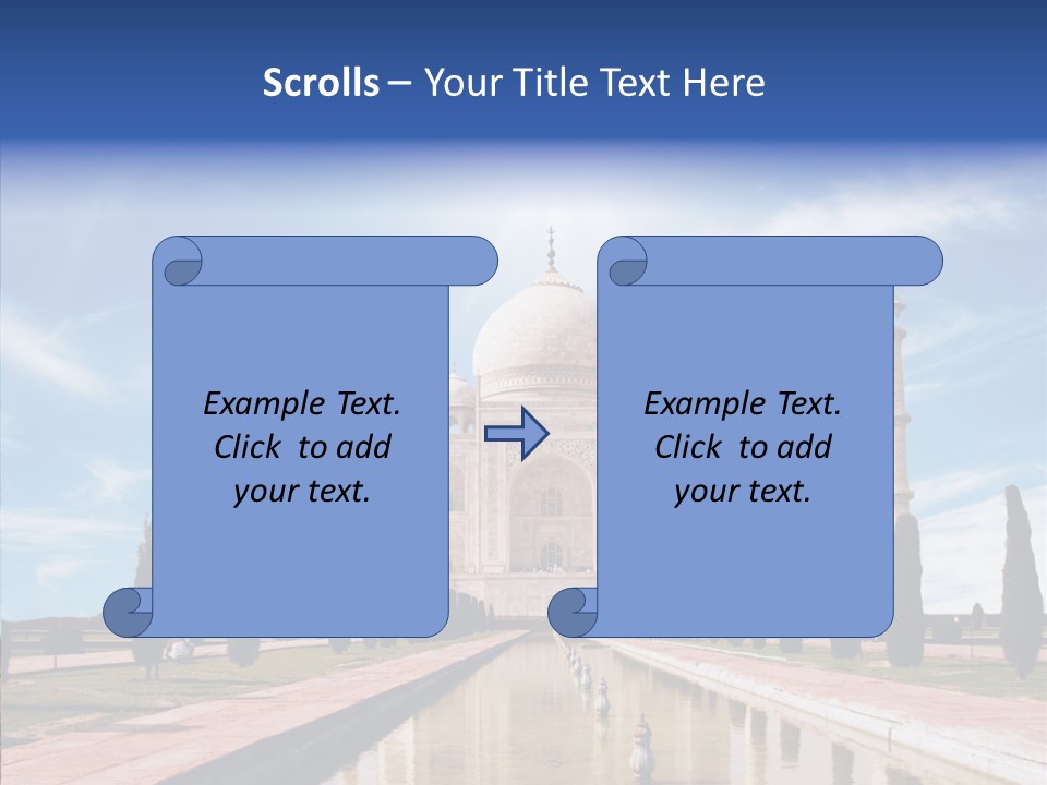 Landscape Symbol Beautiful PowerPoint Template