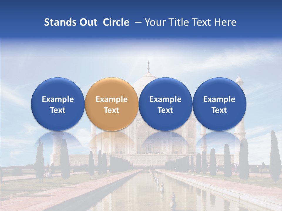 Landscape Symbol Beautiful PowerPoint Template