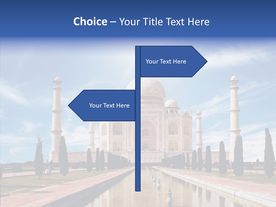 Landscape Symbol Beautiful PowerPoint Template