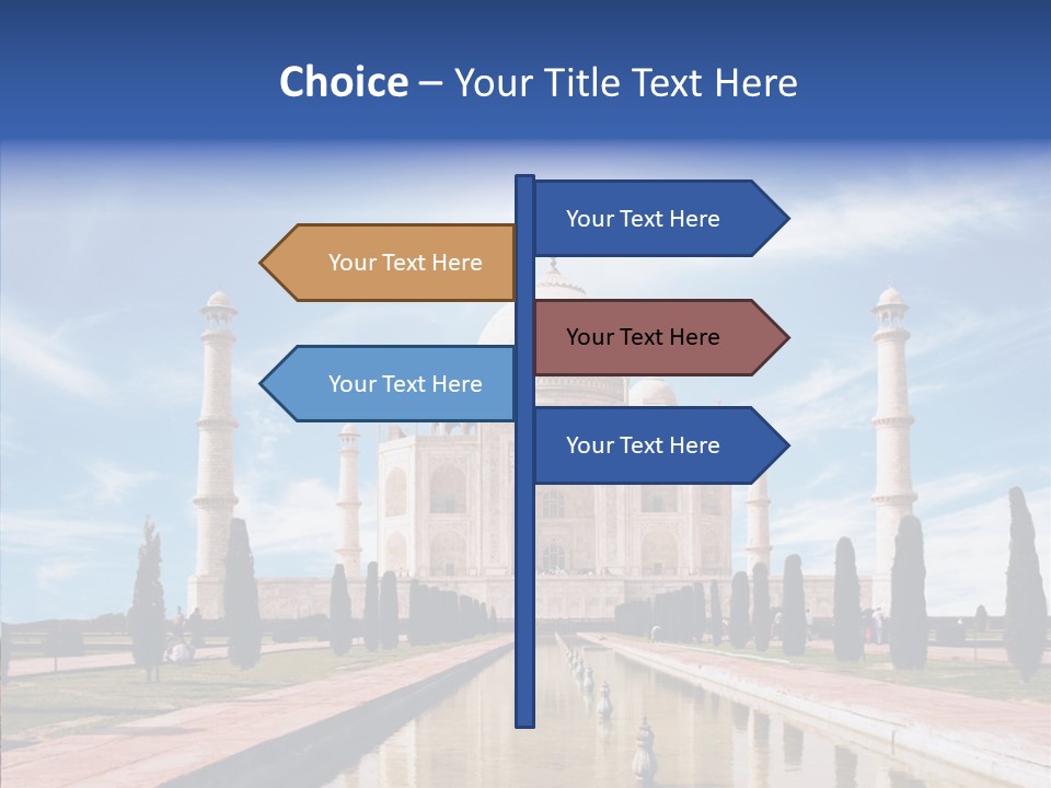 Landscape Symbol Beautiful PowerPoint Template
