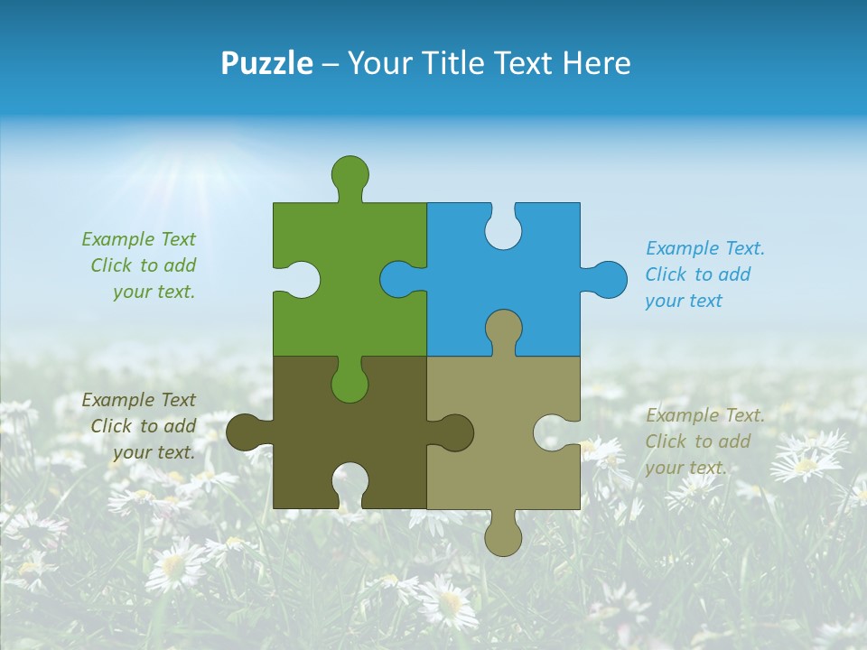 Pasture Idyllic Agriculture PowerPoint Template