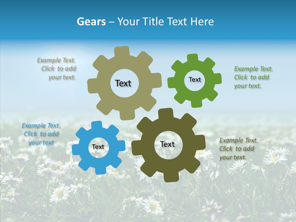Pasture Idyllic Agriculture PowerPoint Template
