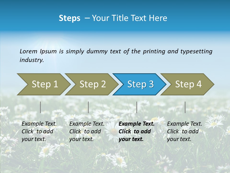 Pasture Idyllic Agriculture PowerPoint Template