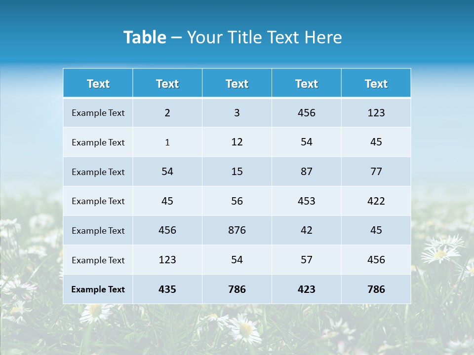 Pasture Idyllic Agriculture PowerPoint Template