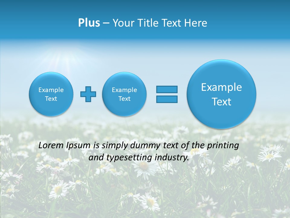 Pasture Idyllic Agriculture PowerPoint Template