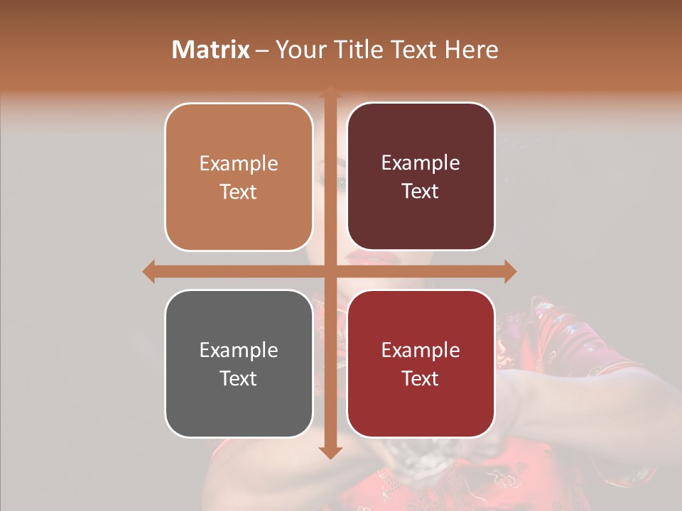 Energetic Person Pattern PowerPoint Template