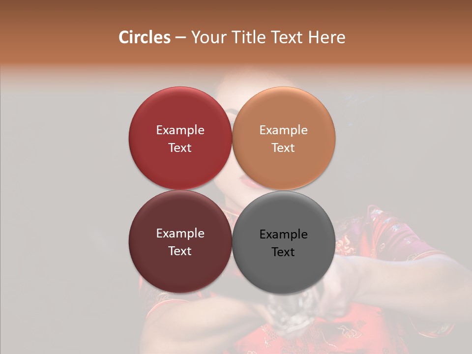 Energetic Person Pattern PowerPoint Template
