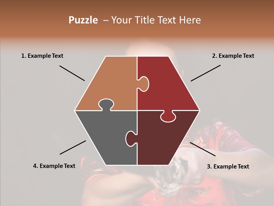 Energetic Person Pattern PowerPoint Template