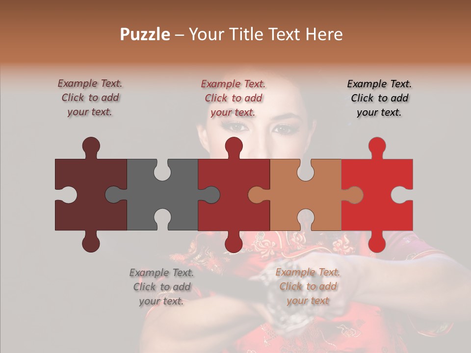 Energetic Person Pattern PowerPoint Template