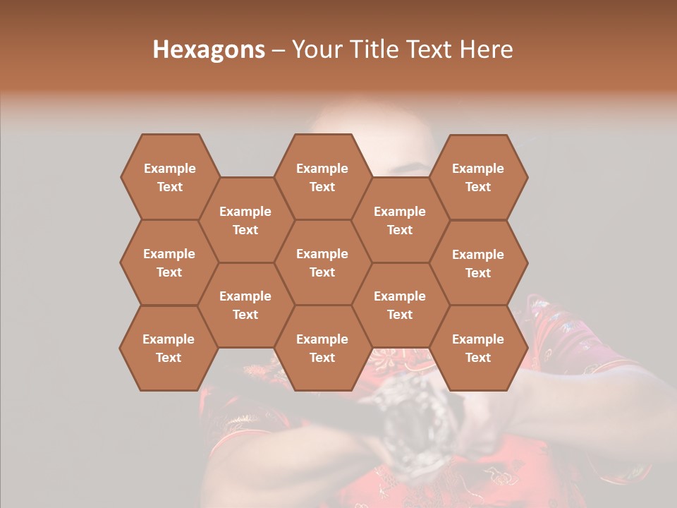 Energetic Person Pattern PowerPoint Template