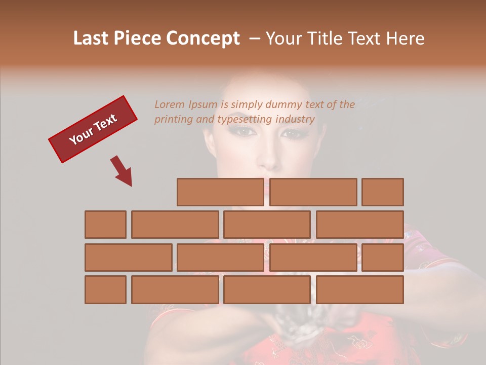Energetic Person Pattern PowerPoint Template