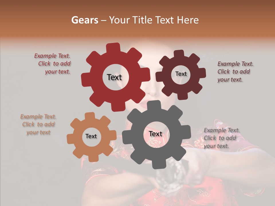 Energetic Person Pattern PowerPoint Template