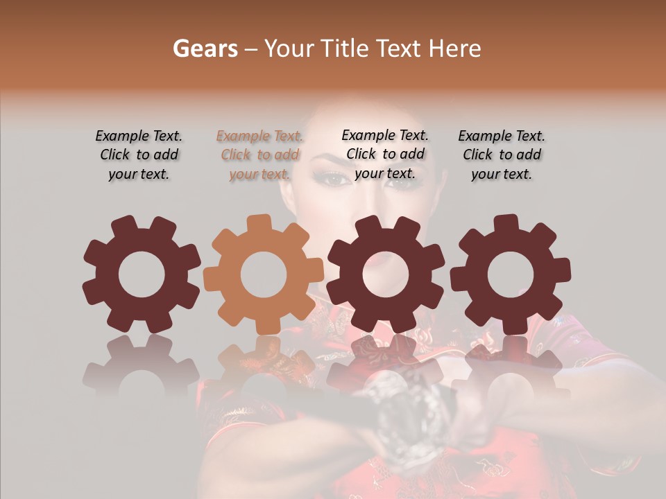 Energetic Person Pattern PowerPoint Template