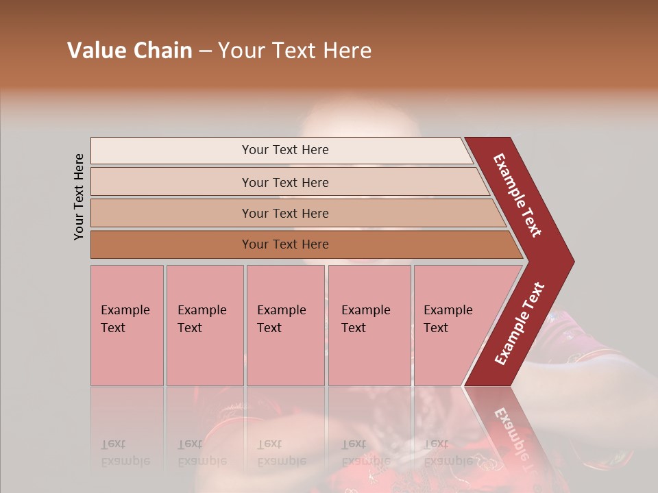 Energetic Person Pattern PowerPoint Template