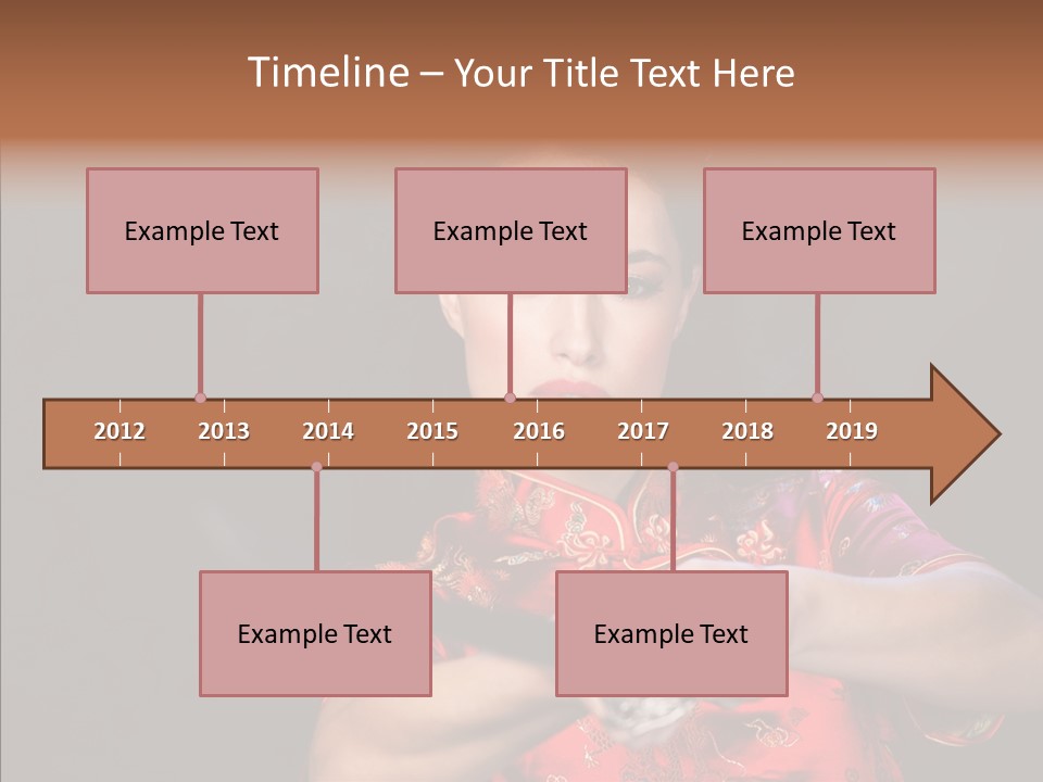 Energetic Person Pattern PowerPoint Template