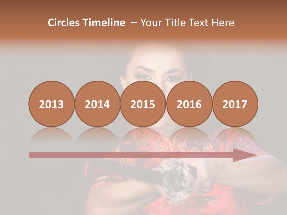 Energetic Person Pattern PowerPoint Template