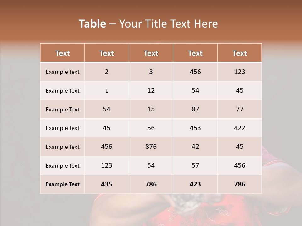 Energetic Person Pattern PowerPoint Template