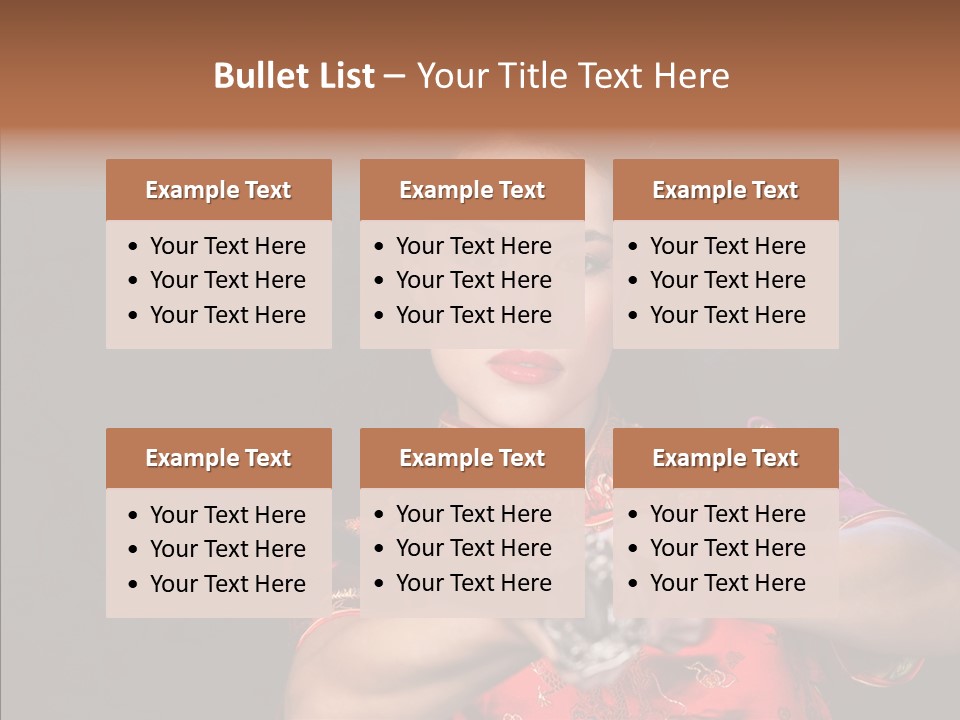 Energetic Person Pattern PowerPoint Template