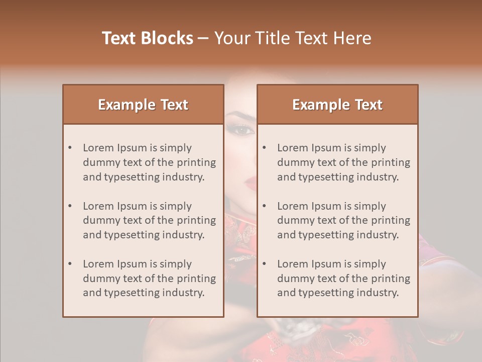 Energetic Person Pattern PowerPoint Template