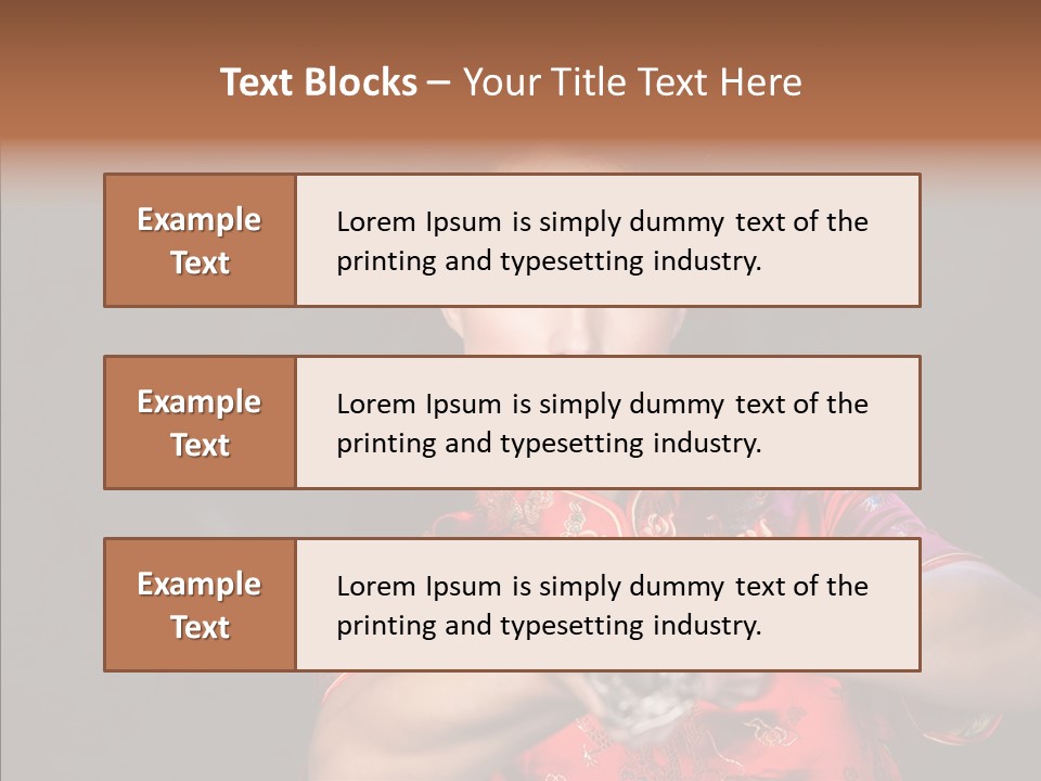 Energetic Person Pattern PowerPoint Template