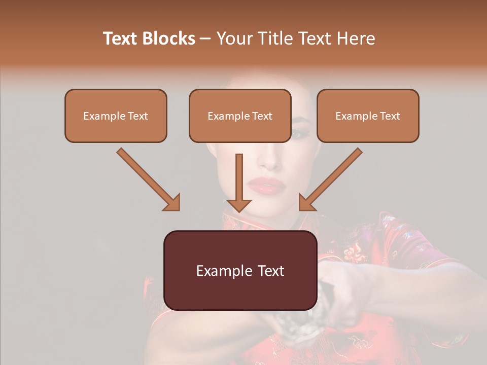 Energetic Person Pattern PowerPoint Template