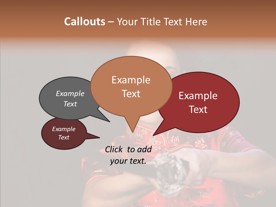 Energetic Person Pattern PowerPoint Template