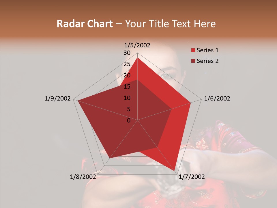 Energetic Person Pattern PowerPoint Template