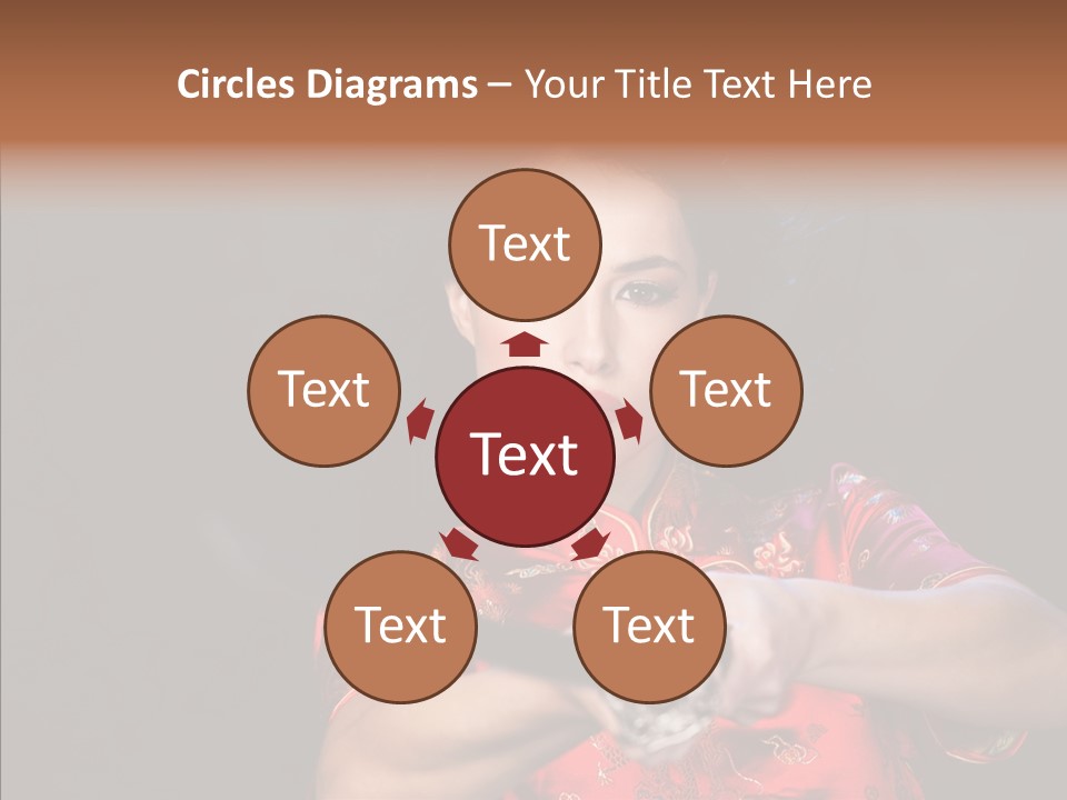 Energetic Person Pattern PowerPoint Template