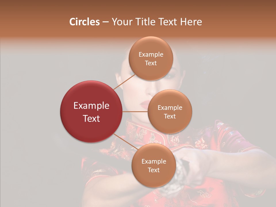 Energetic Person Pattern PowerPoint Template