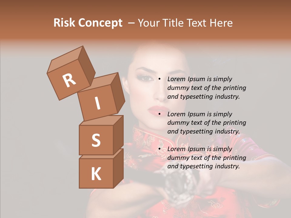 Energetic Person Pattern PowerPoint Template