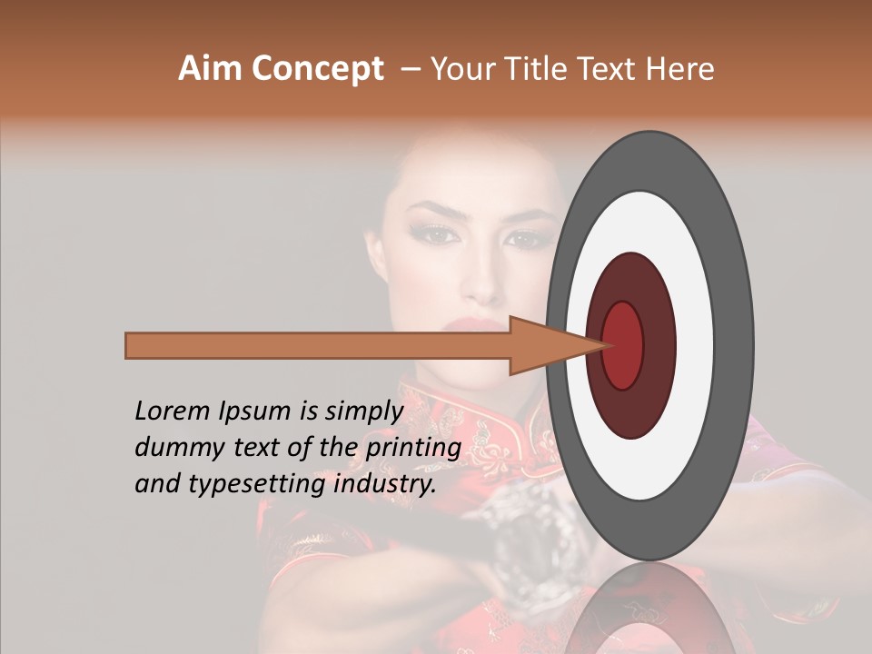 Energetic Person Pattern PowerPoint Template