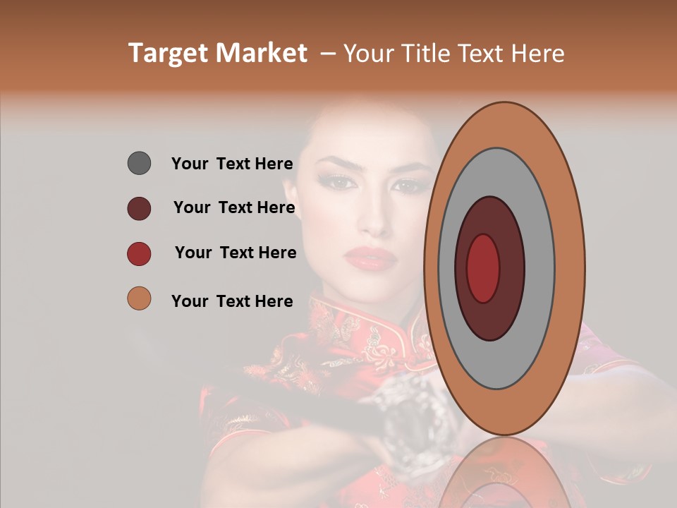 Energetic Person Pattern PowerPoint Template