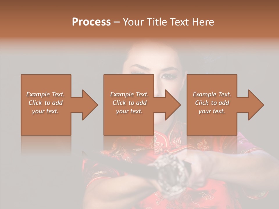 Energetic Person Pattern PowerPoint Template