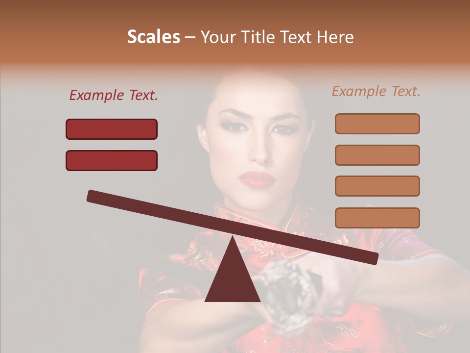Energetic Person Pattern PowerPoint Template