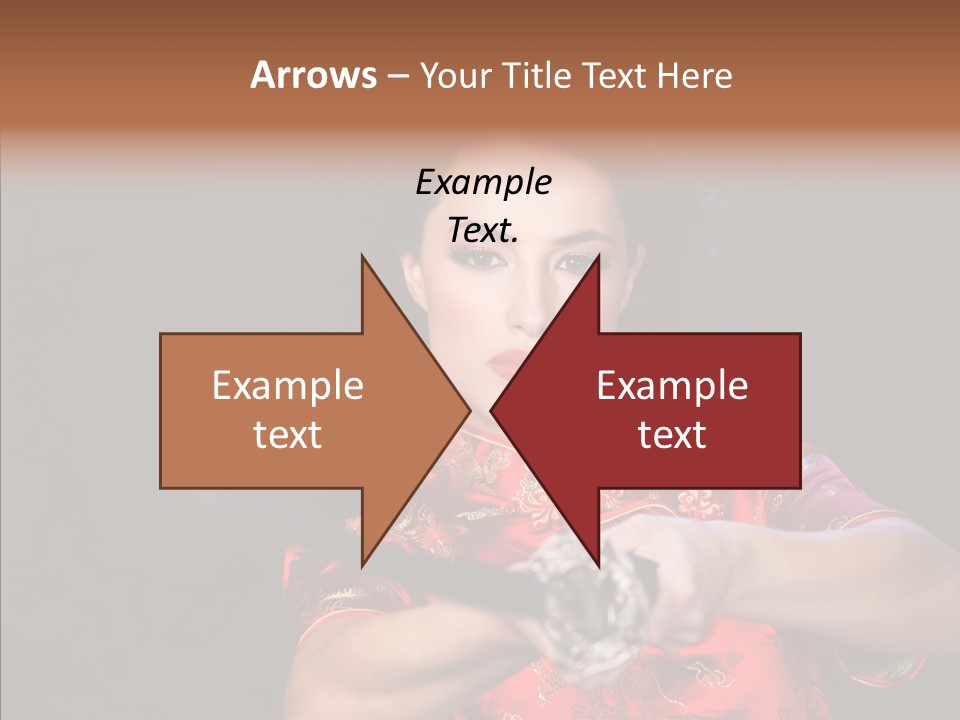 Energetic Person Pattern PowerPoint Template