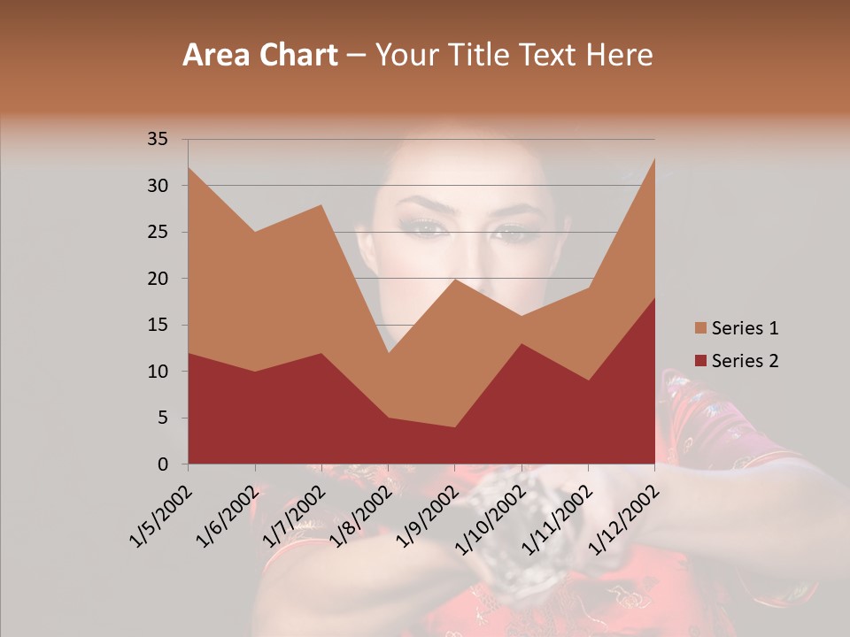 Energetic Person Pattern PowerPoint Template