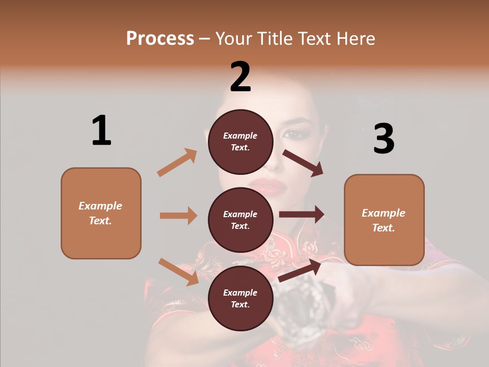 Energetic Person Pattern PowerPoint Template