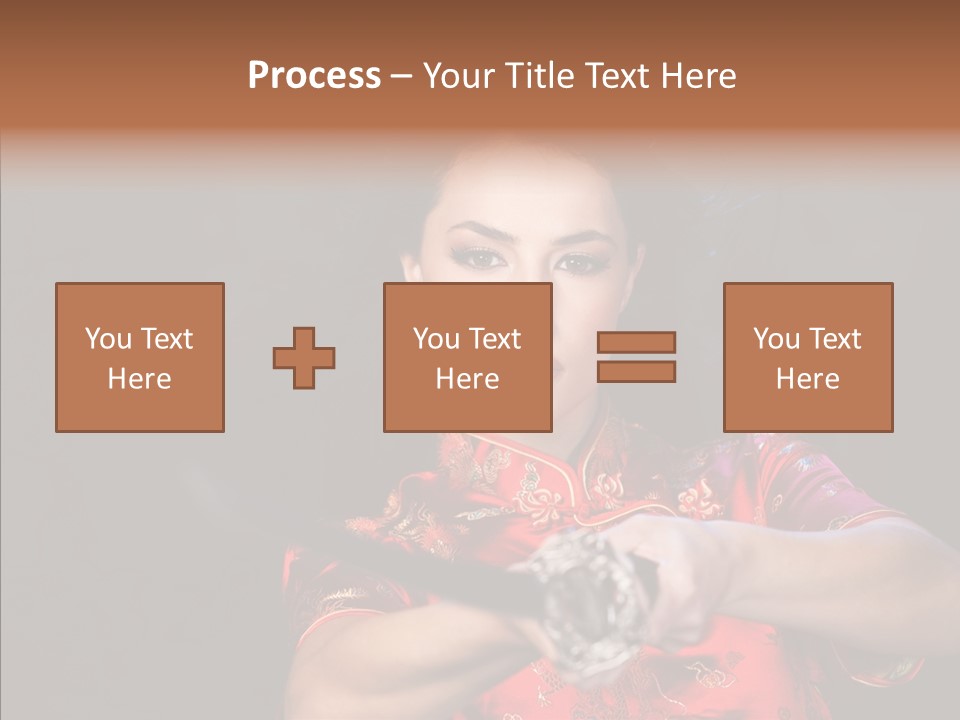 Energetic Person Pattern PowerPoint Template