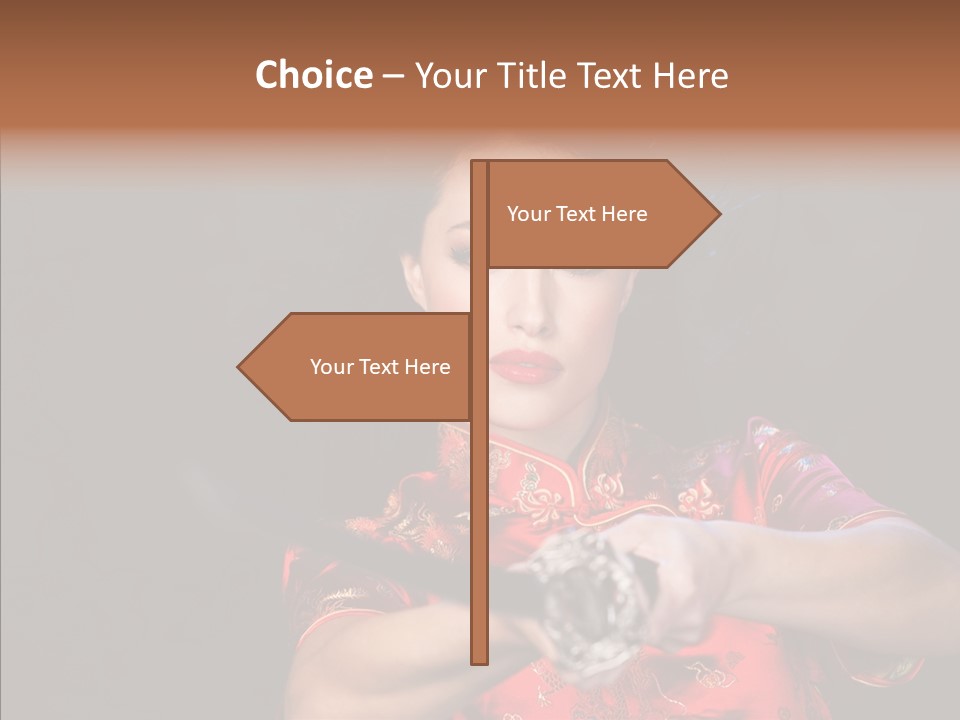 Energetic Person Pattern PowerPoint Template