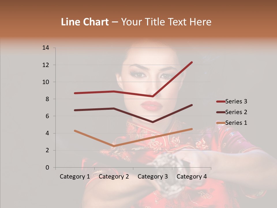 Energetic Person Pattern PowerPoint Template
