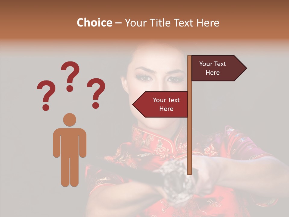 Energetic Person Pattern PowerPoint Template