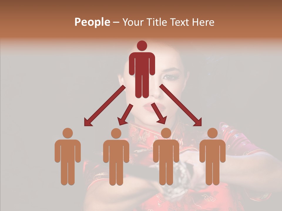 Energetic Person Pattern PowerPoint Template