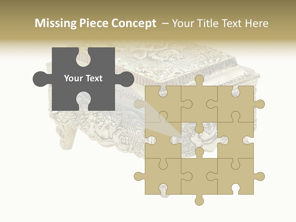 Clipping Play Brooch PowerPoint Template